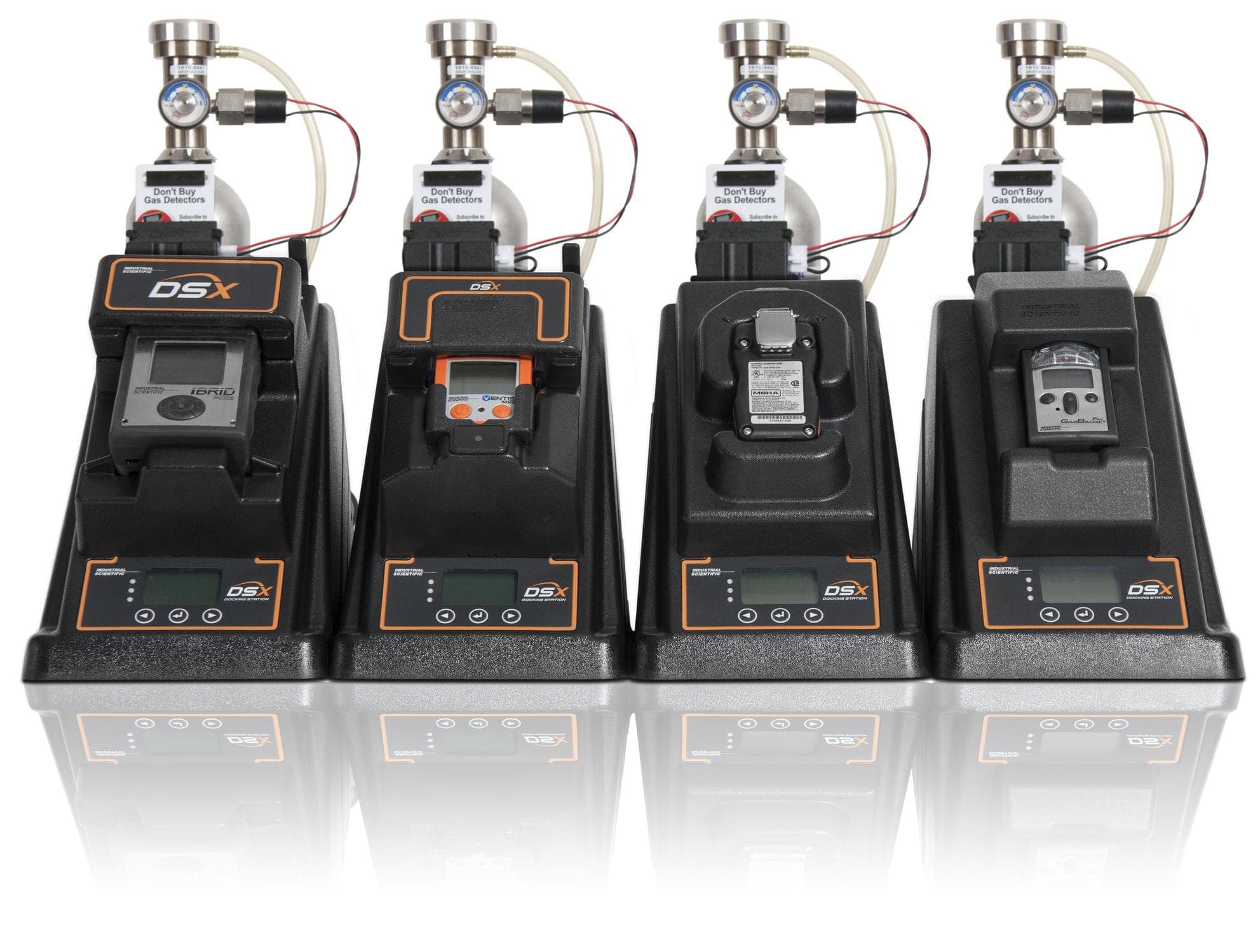 Portable calibration and bump test docking station for gas detector ...