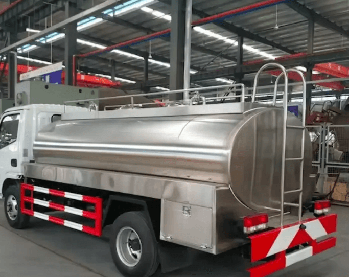 Food Grade Liquid Fresh Milk Truck 6 Tons and 7 Tons Water & Liquid ...