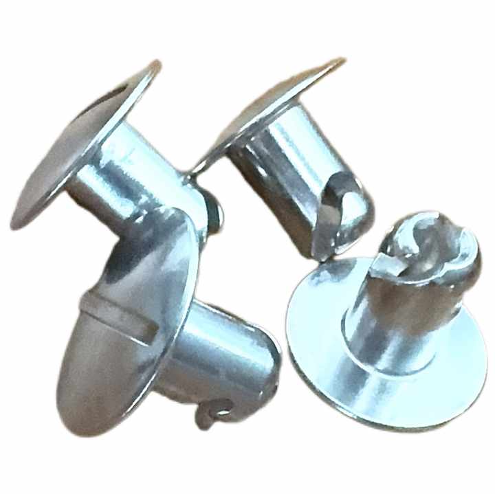 Dzus Fastener Silver Aluminum 7/16" Quarter Turn Quick Release Stud ...
