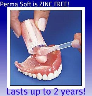 Denture Reline Kit -- PERMA SOFT -- Liner for 2 Plates!