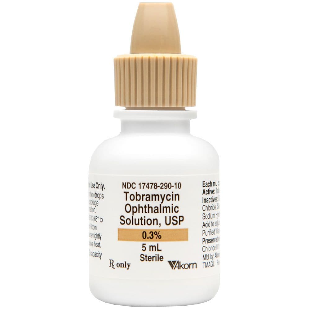 Tobramycin for Dogs, Cats & Horses - Ophthalmic Solution 0.3% (5 ml ...