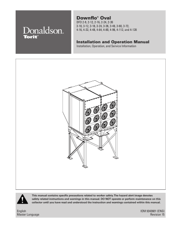 Donaldson Torit DFO 2-8 Installation And Operation Manual | Manualzz