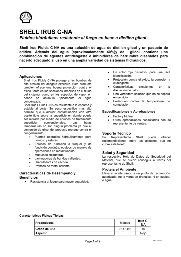 SHELL IRUS C-NA