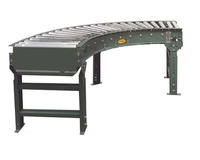 Hytrol 190-ACC Curved Roller Conveyor