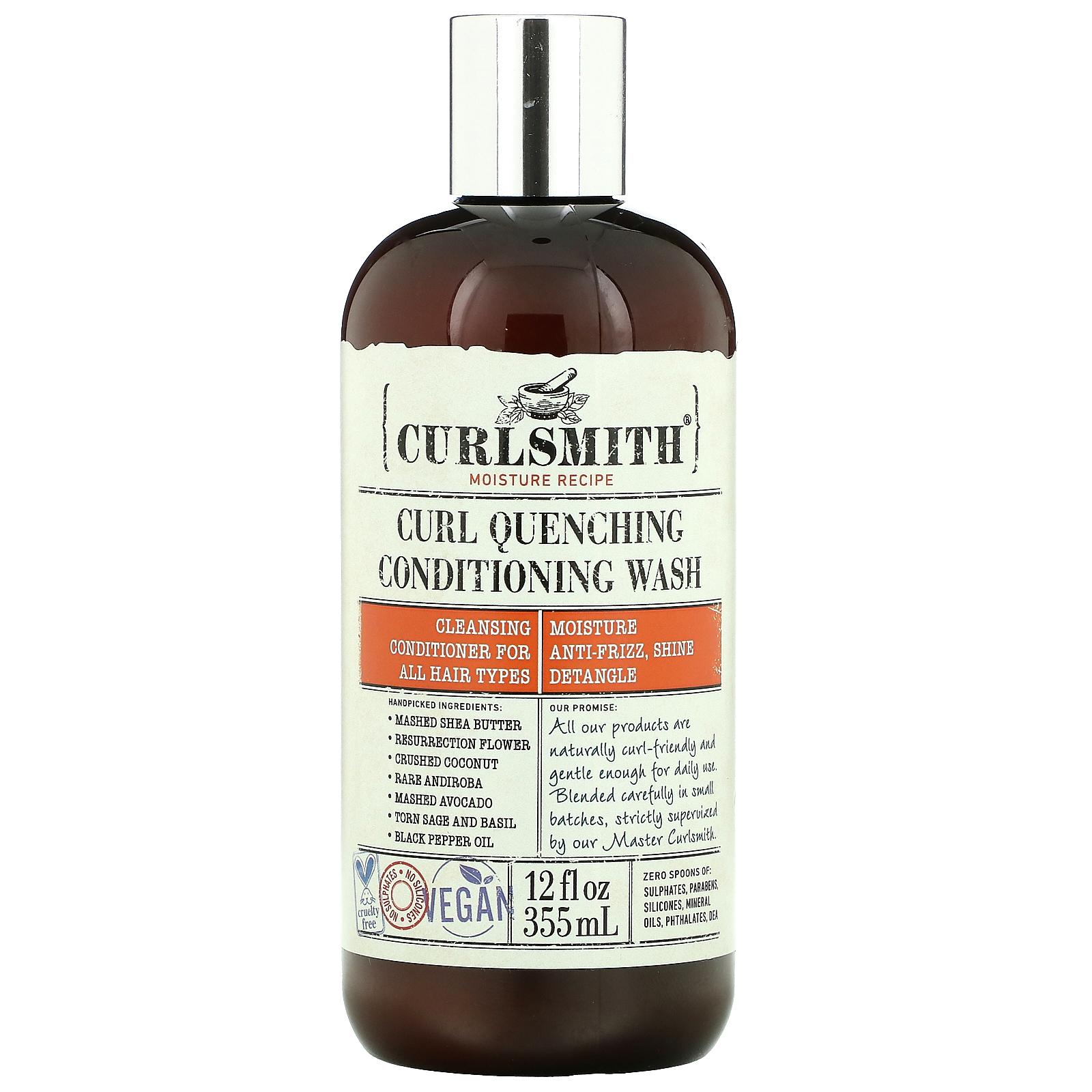 Curlsmith, Curl Quenching Conditioning Wash, All Hair Types, 12 fl oz ...