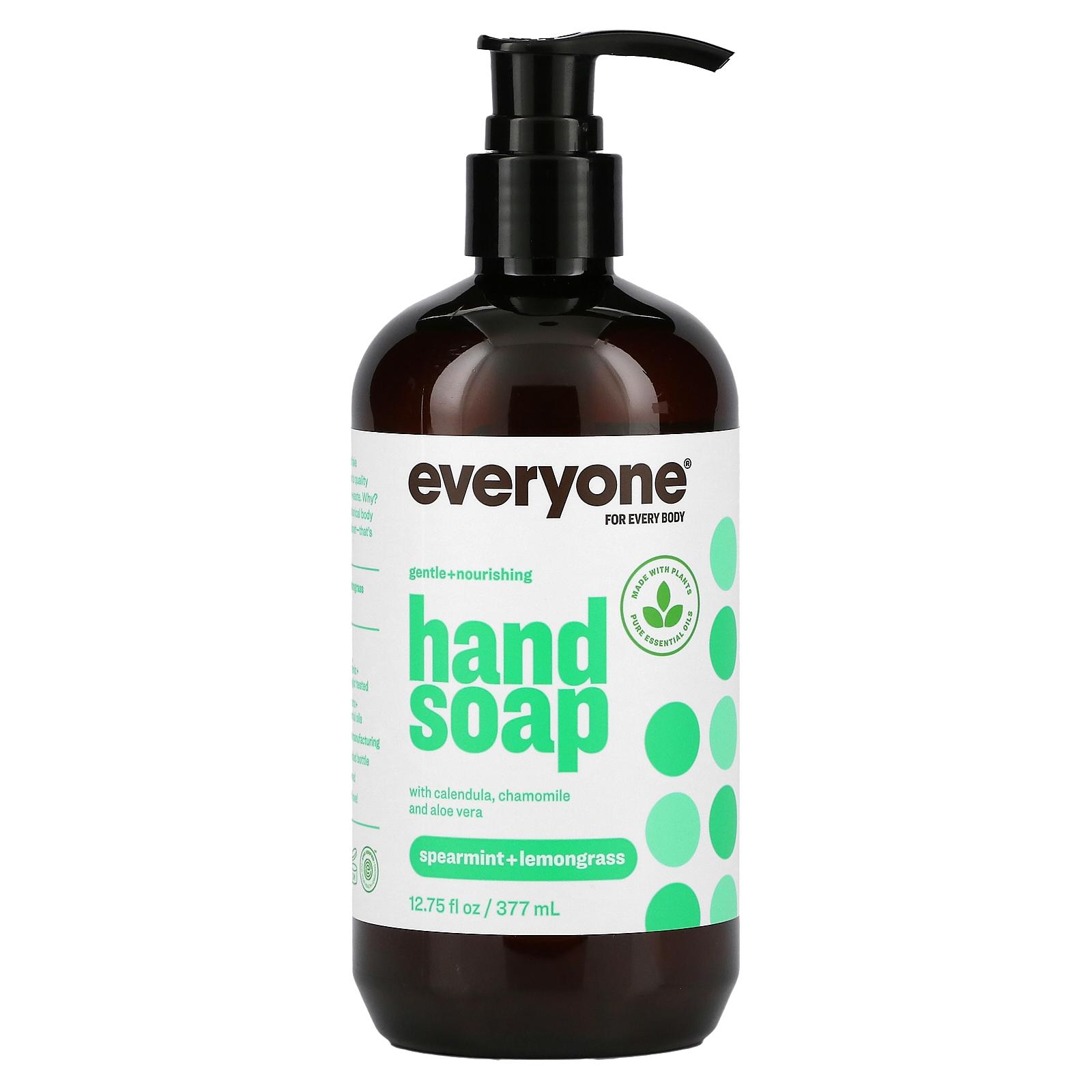 Everyone, Hand Soap, Spearmint + Lemongrass, 12.75 fl oz (377 ml) - iHerb