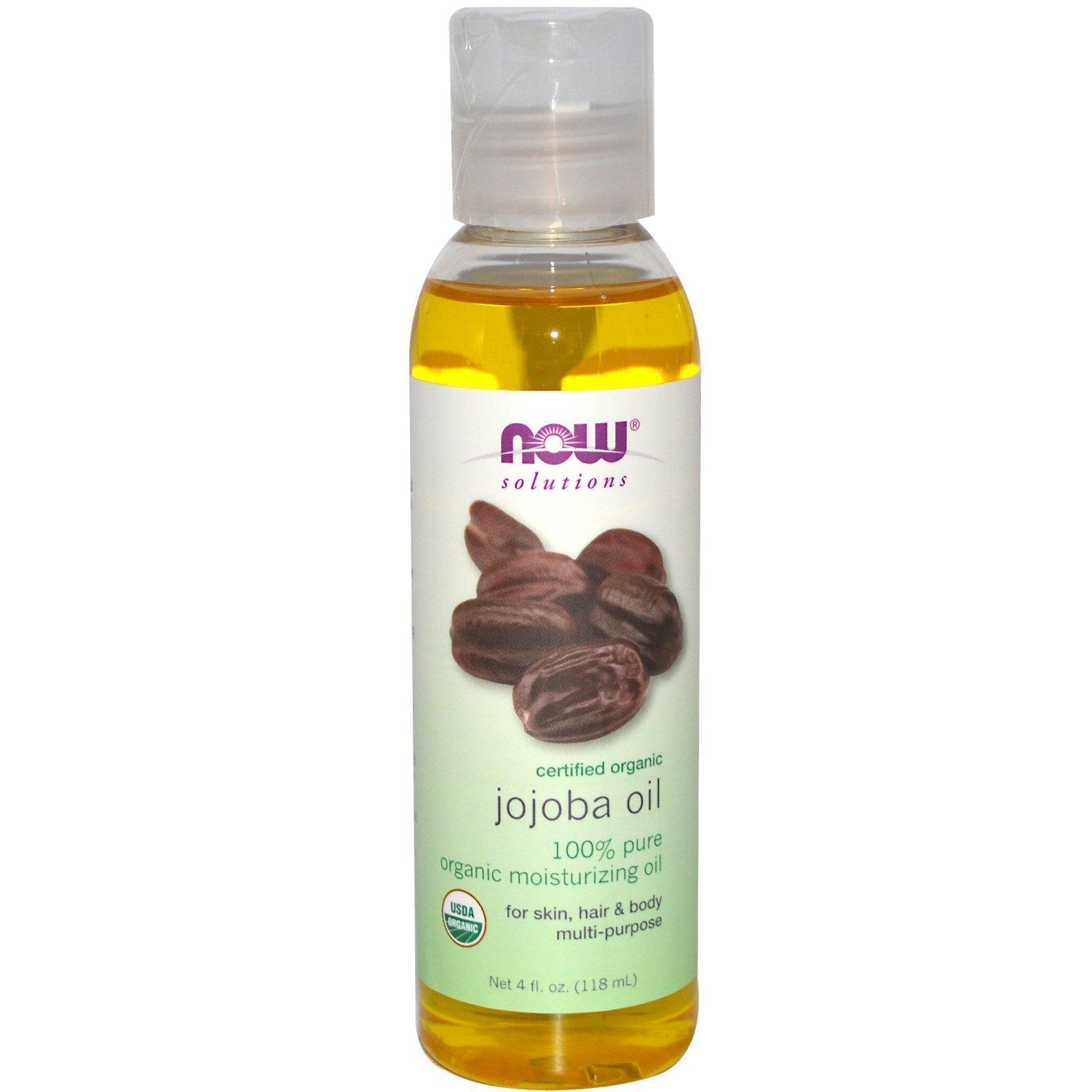 Now Foods, Solutions, Certified Organic, Jojoba Oil, 4 fl oz (118 ml ...