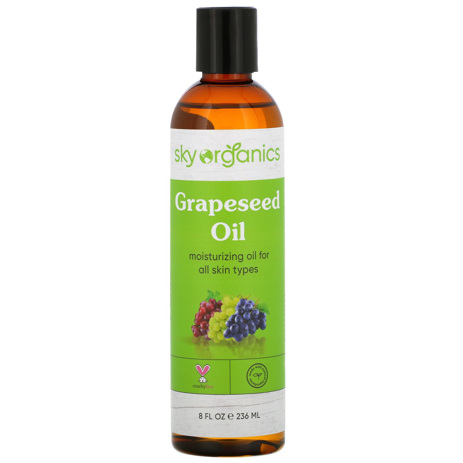 Sky Organics, Grapeseed Oil, 8 fl oz (236 ml) - iHerb