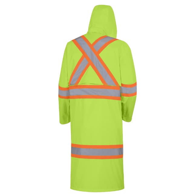Pioneer THE ROCK Hi-Viz 300D Long Safety Coat - BC Fasteners & Tools Ltd.