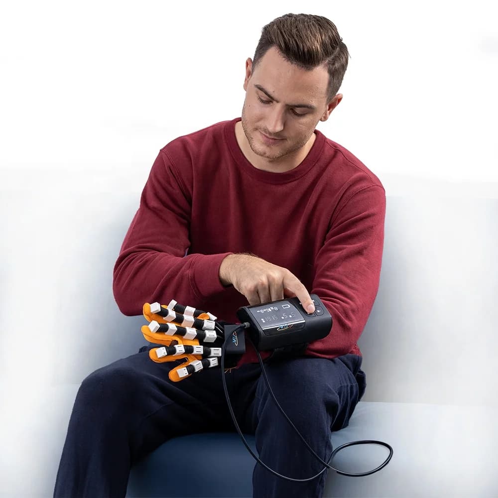 Portable each carry hand rehabilitation robot devices with pneumatic ...