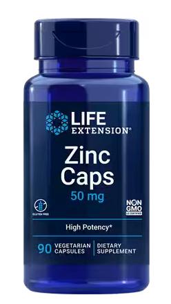 Life Extension OptiZinc 90 capsules Immune Support and Vitality