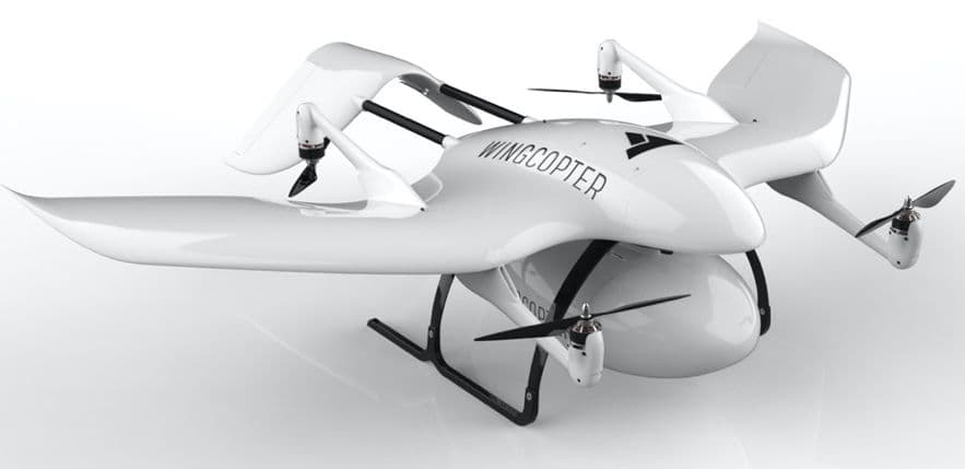 VTOL機「Wingcopter」を使ったレベル3飛行による実証実験の様子をご紹介 | SkyLink Japan (スカイリンクジャパン)