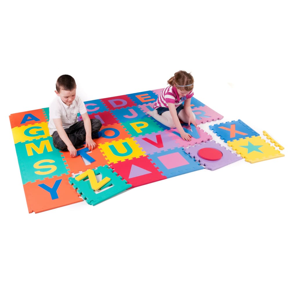 Alphabet Soft Play Mat Pastel Colours (40 pack) Soft Floor KIDS