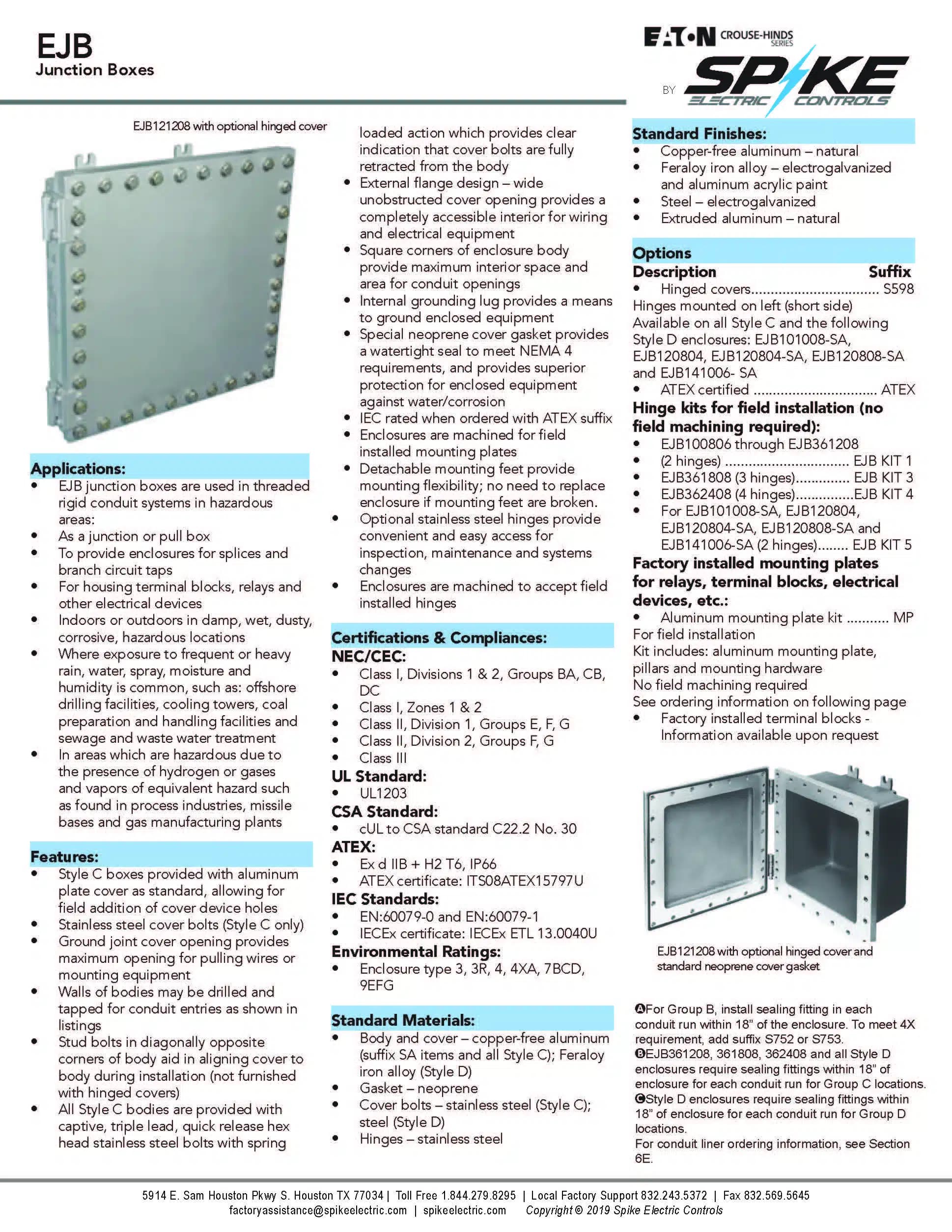 Explosion-Proof & Heavy Duty Electrical Enclosures | Spike