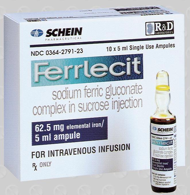 Ferrlecit Iron Infusion Solution