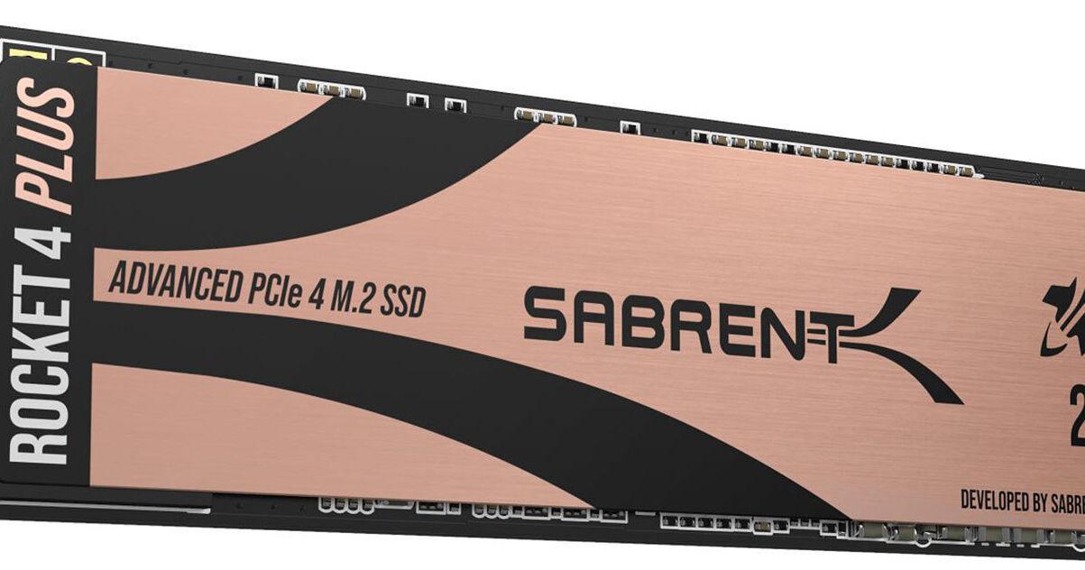 Sabrent 2TB Rocket 4 PLUS NVMe PCIe 4.0 M.2 2280 SB-RKT4P-2TB