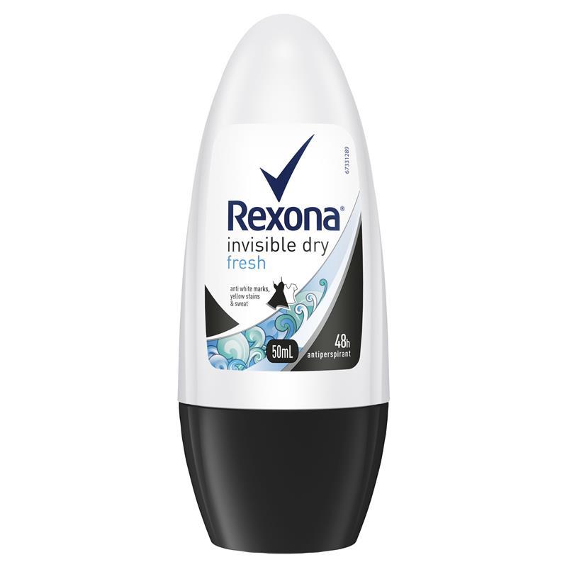 Buy Rexona For Women Deodorant Roll On Invisible Dry Fresh 50ml Online ...