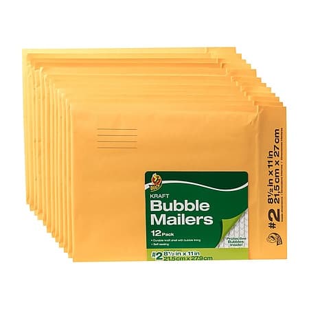Duck Brand Kraft Bubble Mailers