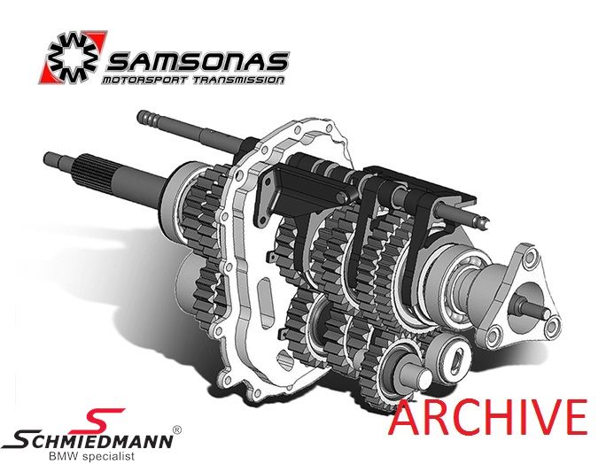 Samsonas Motorsport sequential gearbox SAM92M3S65