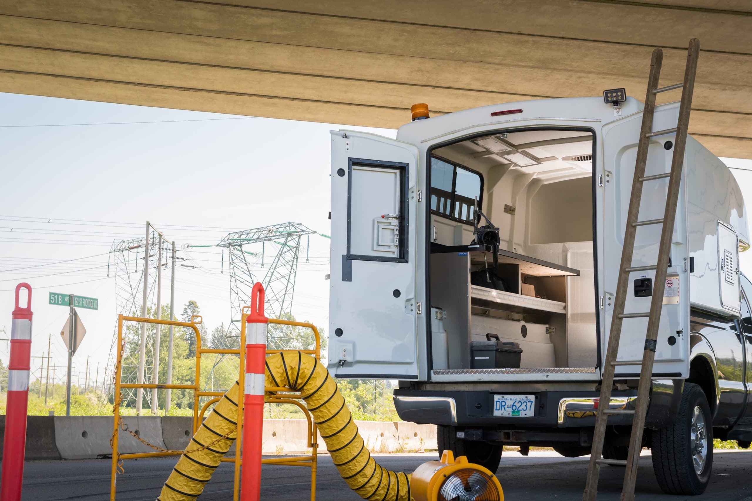 Reading Utility Vehicles Fiber Splicing Body