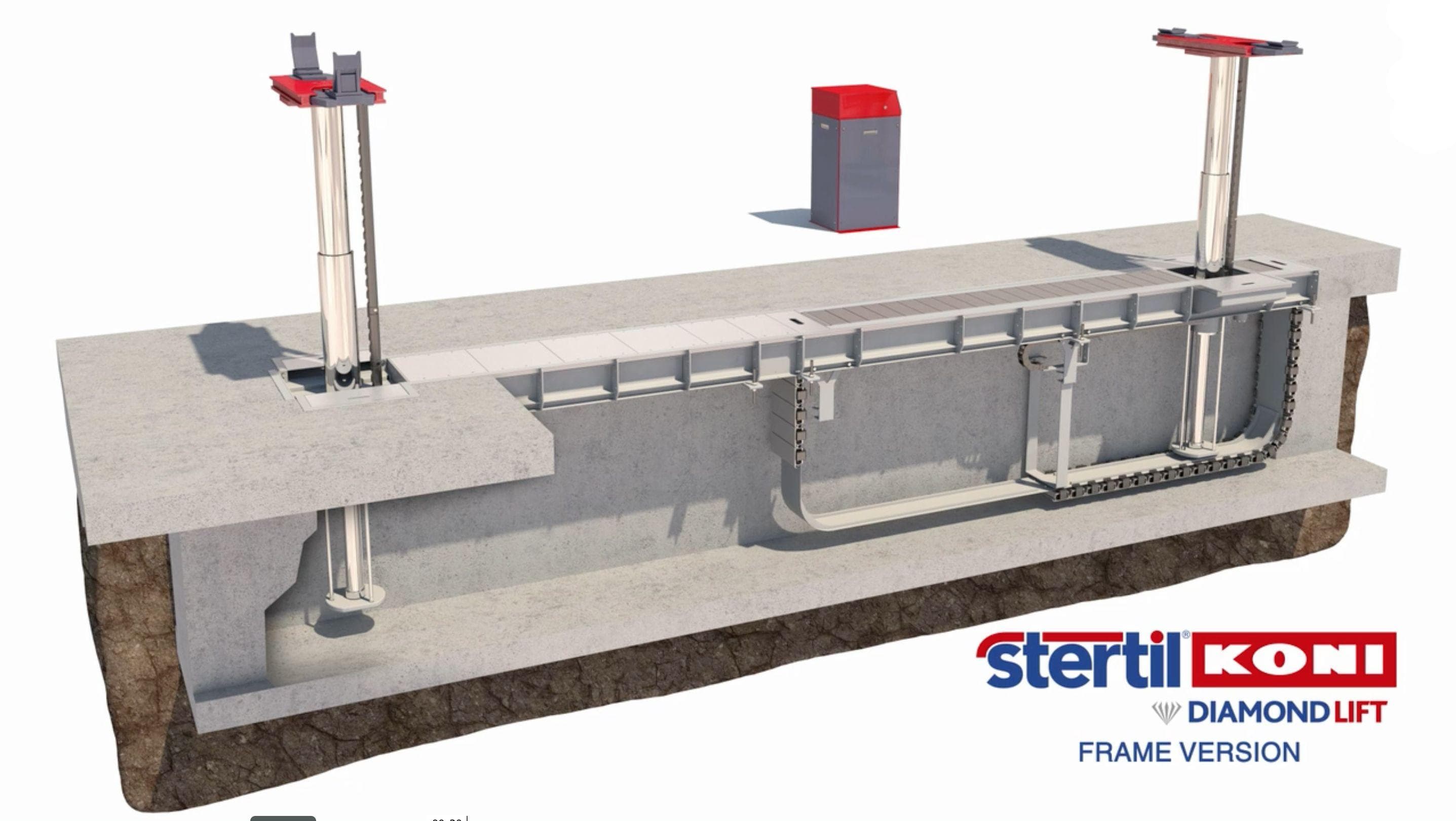 Inground Telescopic Piston Lift | Stertil-Koni USA