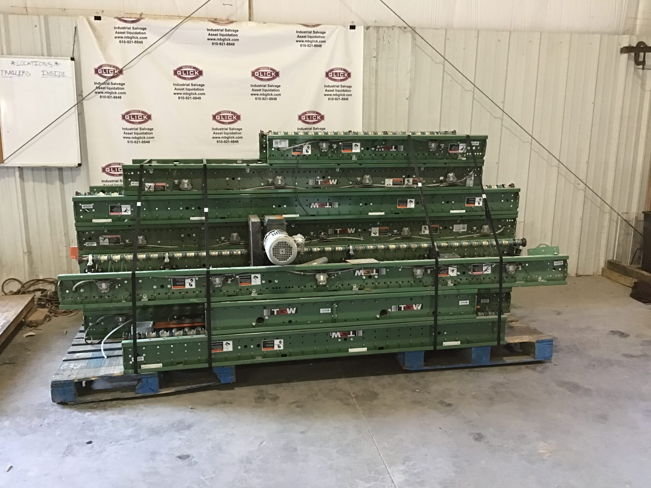 TGW CBC1355899 Zero Pressure Accumulation Roller Conveyor – Moses B. Glick