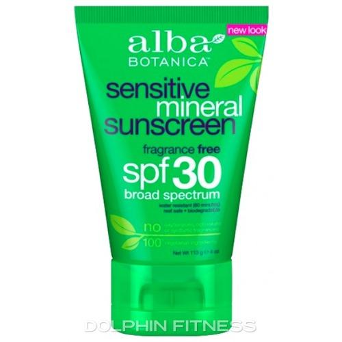 Alba Botanica Sensitive Mineral Sunscreen Fragrance Free Lotion SPF 30 113g