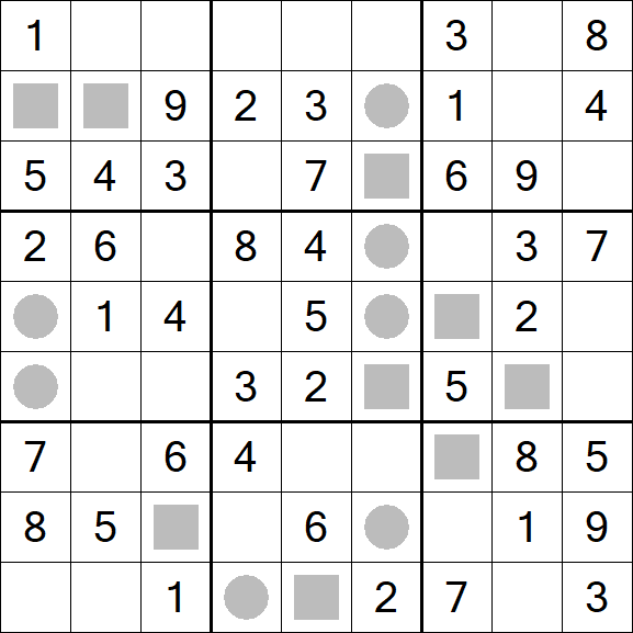 Even-Odd Sudoku - Easy - Sudoku-Puzzles.net