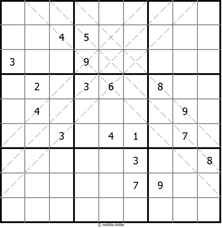 Multi Diagonal Sudoku