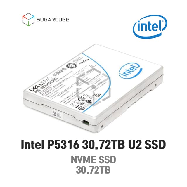 INTEL 30.72TB D5 P5316 NVME 인텔ssd 서버SSD - SUGARCUBE