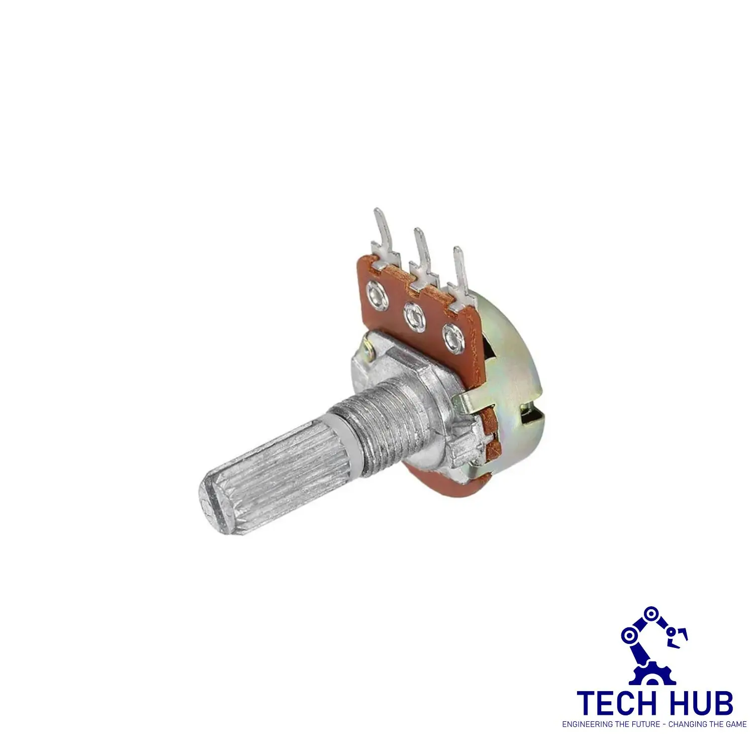 100Kohm Linear Taper Rotary Potentiometer - Tech Hub Electronics