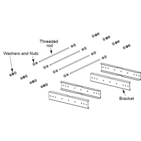 Tessco Pole Mount Bracket Kit