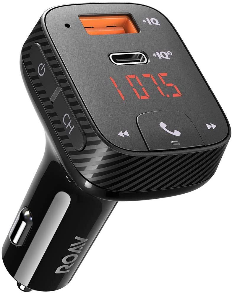 Anker Roav Bluetooth Car Adapter and Car Charger, Power IQ 3.0 Type C ...