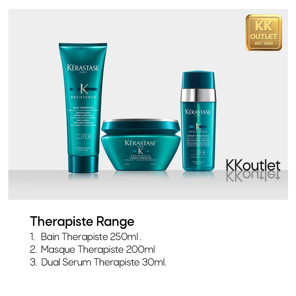 KERASTASE Resistance Serum Therapiste 30ml. for Split-end hair เคเรสตา ...