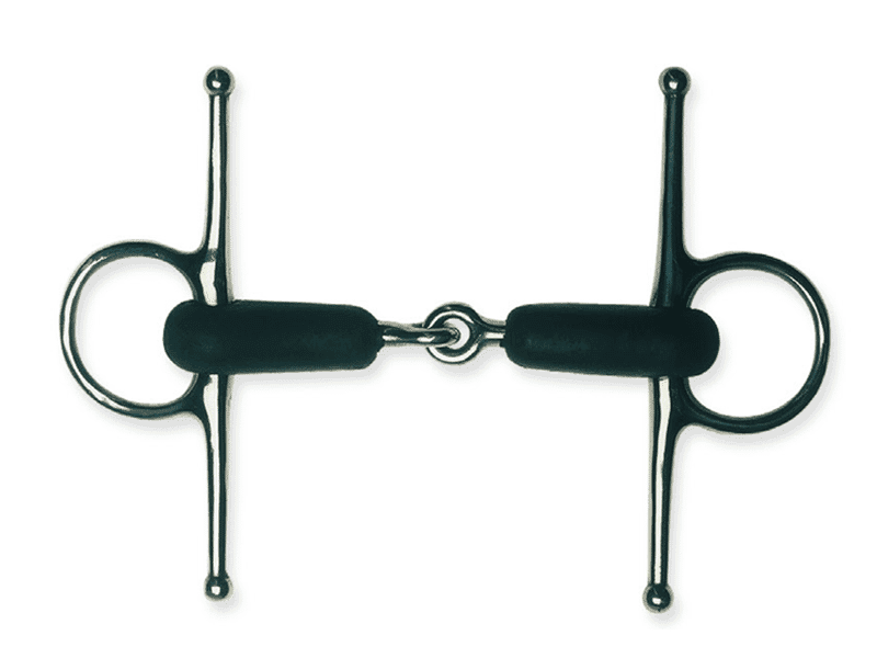 Metalab Jointed Rubber Full Cheek Snaffle - The Connected Rider San ...