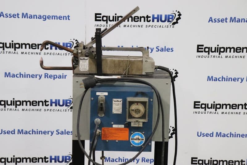 Miller LMSW-52T Portable Spot Welder on Foot Pedal Stand and Timer ...