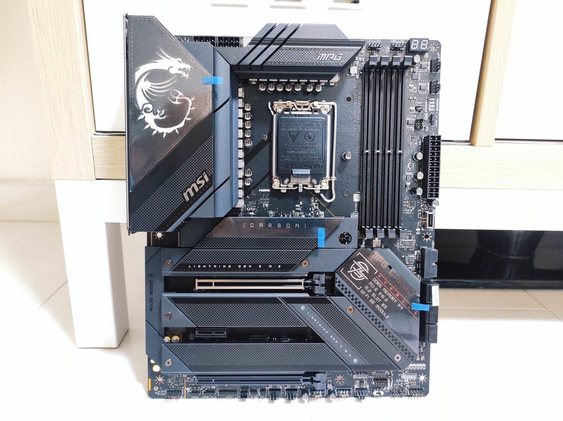 First Look at the MSI MPG Z790 Carbon WiFi Motherboard - The Tech ...