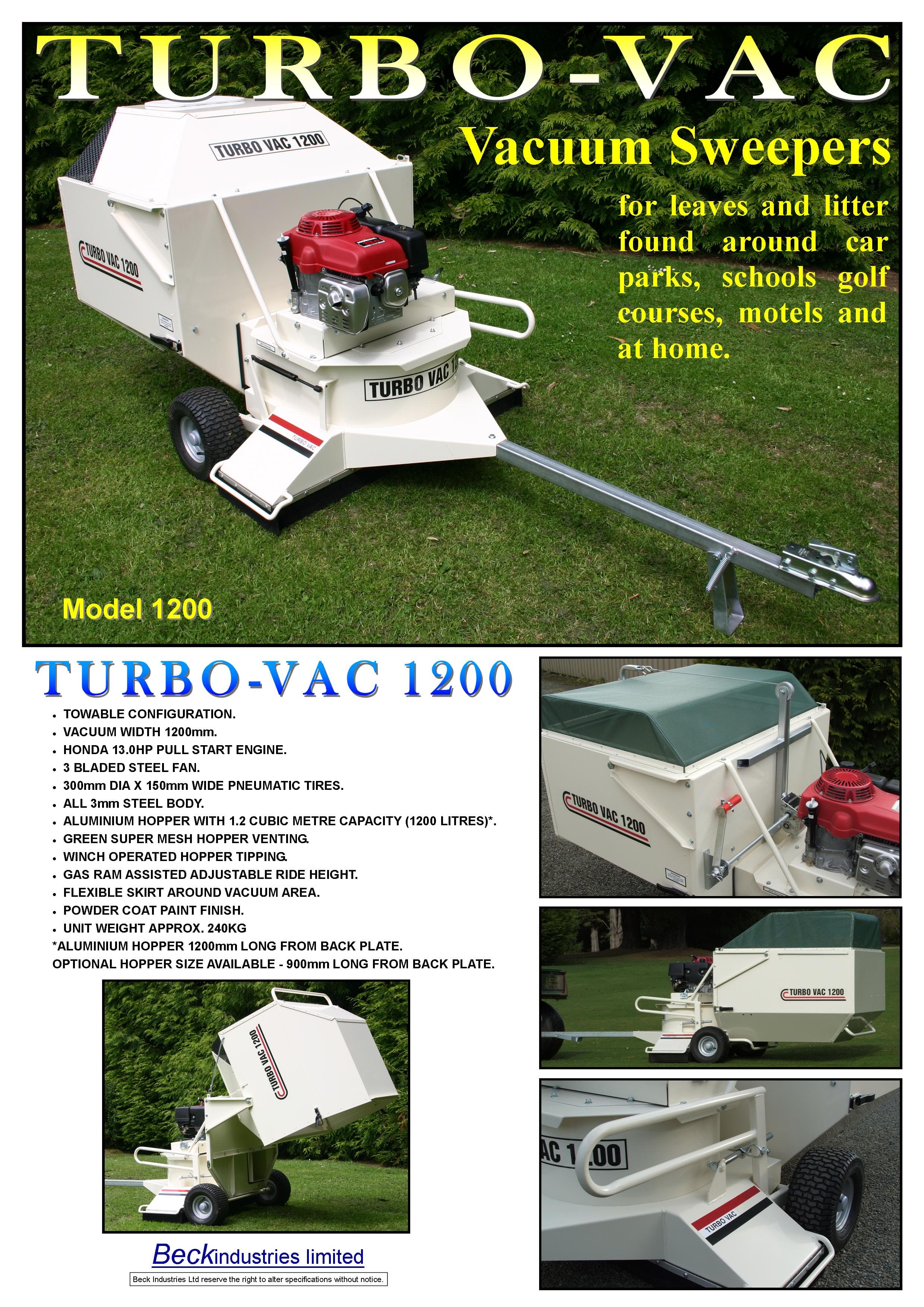 Turbo Vac Models