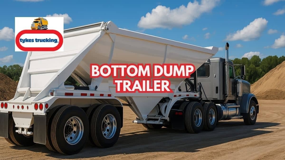 How a Bottom Dump Trailer Works