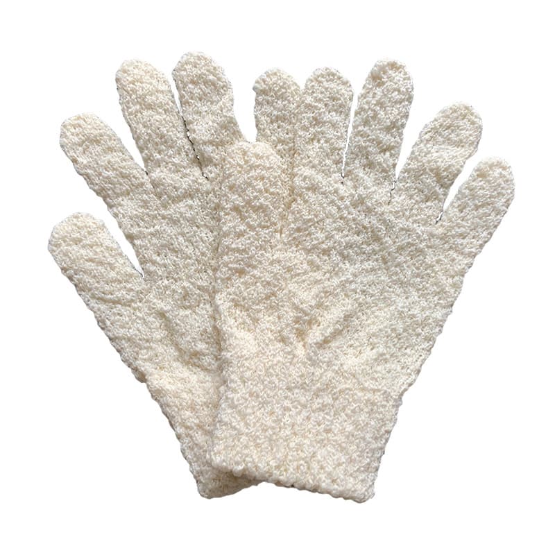 Exfoliating Organic Cotton Bath Gloves, Bath Mitt for Shower, Spa ...