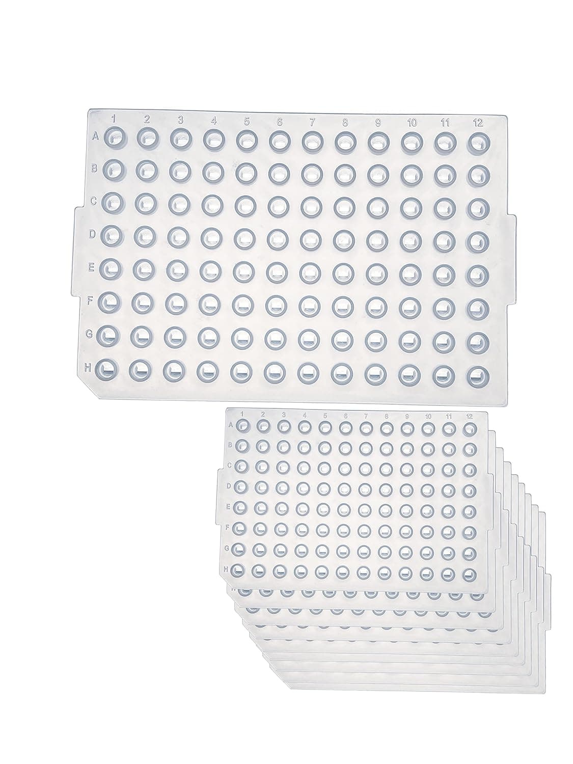 96-Well PCR Plate Silicone Cap, Silicone Sealing Mat for 96-Well PCR ...