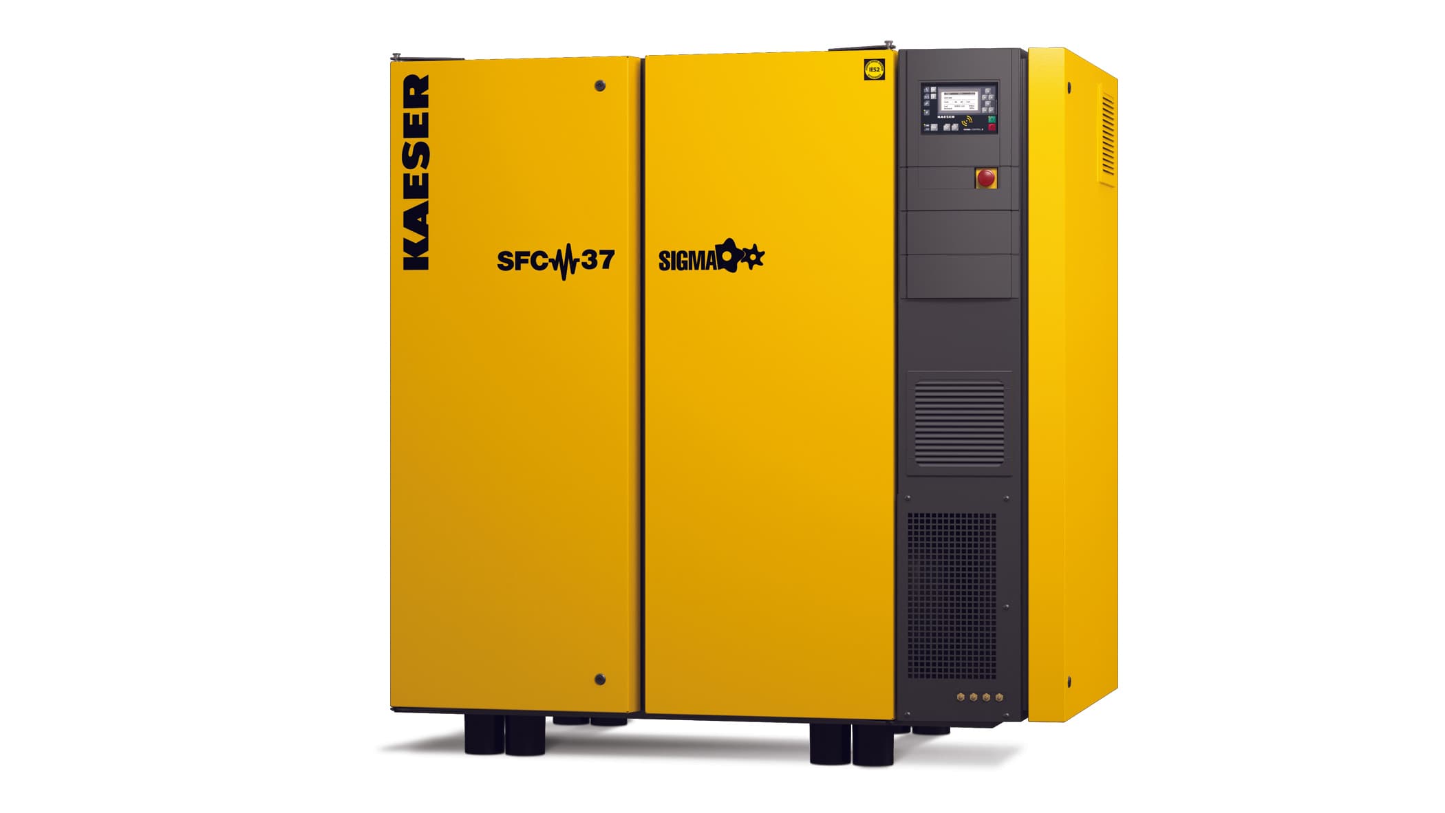 Kaeser SFC 37 T 50hp Rotary Screw Air Compressor with Built-in Dryer ...