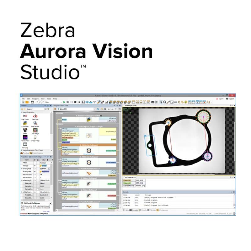 Ambiente di sviluppo Zebra Aurora Vision Studio
