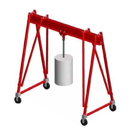 Heavy Steel Tri-Adjustable Cranes - Wallace Industrial & Workstation Cranes