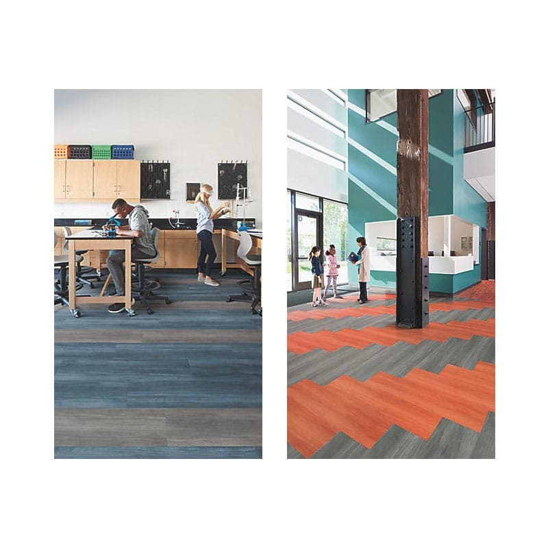 Interface Studio Set Luxury Vinyl Tiles (LVT) 250 x 1000mm | Workplace ...