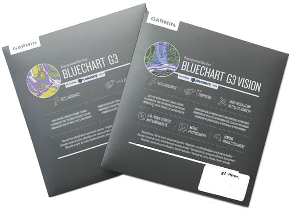 Garmin BlueChart g3/g3 Vision Marine Charts for UK, Europe and North ...