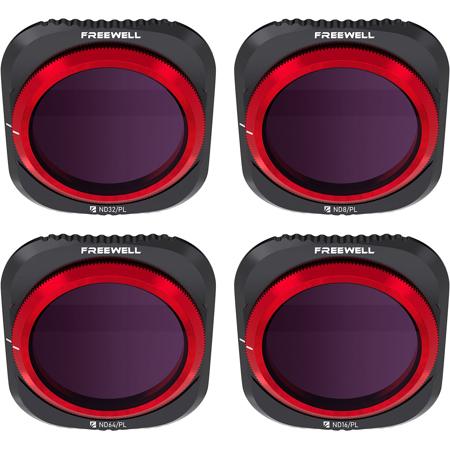 Freewell 4K Series Bright Day Filter Kit with ND8/PL, ND16/PL, ND32/PL ...