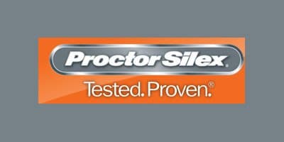Proctor Silex Power Opener Electric Automatic Can Opener for Kitchen with Knife Sharpener, Easy allign, Twist off Cutting lever, Cord Storage,Auto Shut off ,White (75224G)