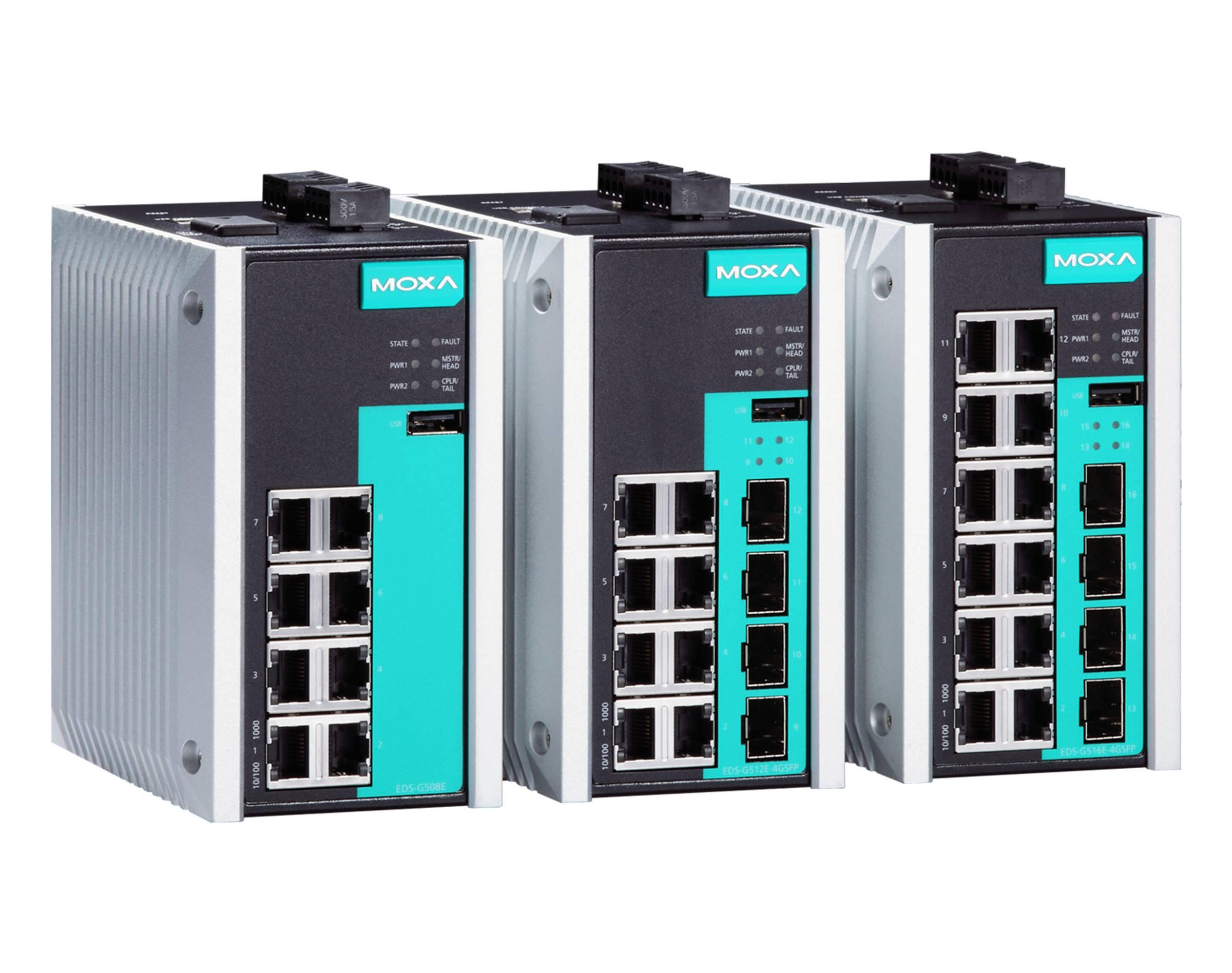 Moxa EDS-G500E series | Industrial Ethernet