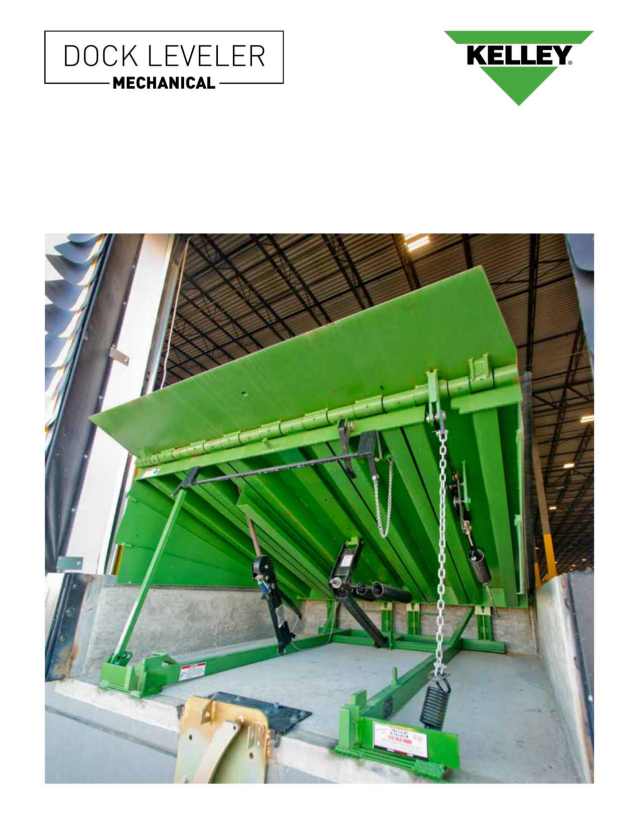 Kelley, Catalogs, Mechanical Dock Leveler | ARCAT